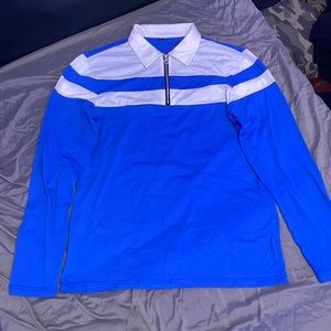 Long sleeve zip up shirt